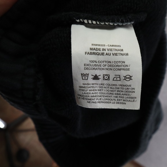 Nike Air Jordan Pants Mens Small Activewear Jogger Sweat Drawstring Lounge Black - Picture 4 of 10